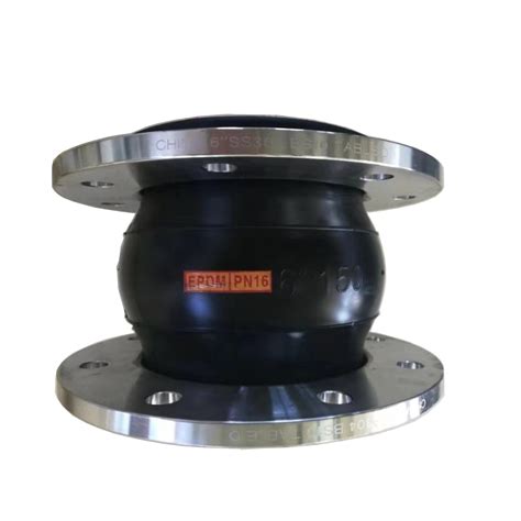 Din Bs Jis Ansi Rubber Expansion Joint Out Rubber Epdm Nbr With Flanged