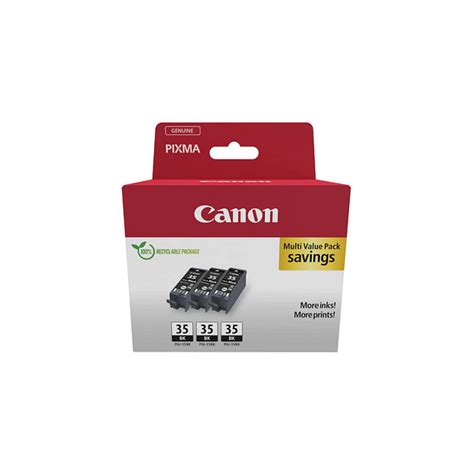 Canon Pgi Bk Triple Schwarz Druckerpatronen Er Set B Robedarf