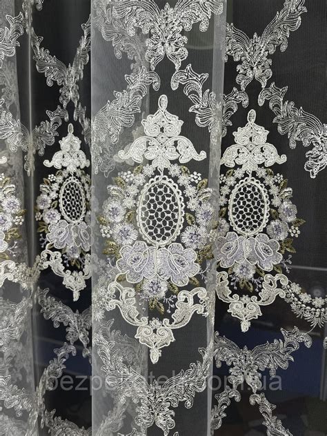 Красивая Тюль для Зала, Спальни. Шикарная Турецкая Тюль. Тюль со ...