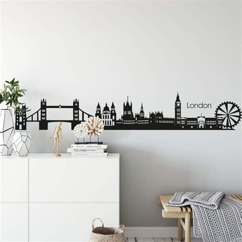 Sticker Mural Londres Skyline 2 Wall Art Fr