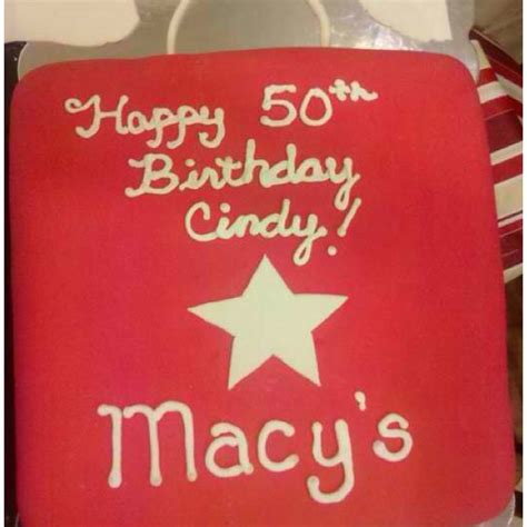 Macys Bag Macys Bags Birthday Cake