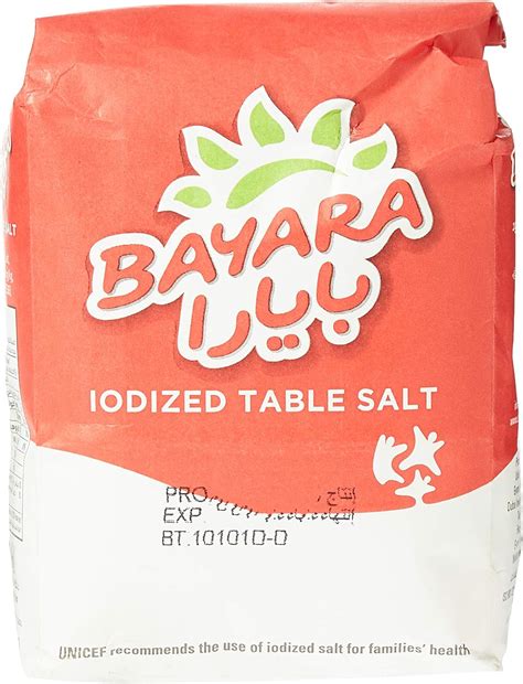 Bayara Iodized Table Salt 1 Kg Amazon Ae Grocery