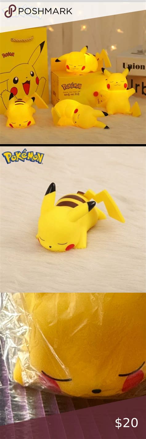 Pokemon Pikachu Figure Night Light TAKARA TOMY Soft Light Pokemon