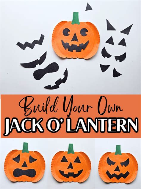 Make Your Own Jack o' Lantern Paper Craft - Raise Curious Kids