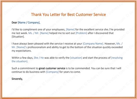 Customer Thank You Letter - 5 Best Samples and Templates