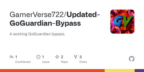 Github Gamerverse722updated Goguardian Bypass A Working Goguardian