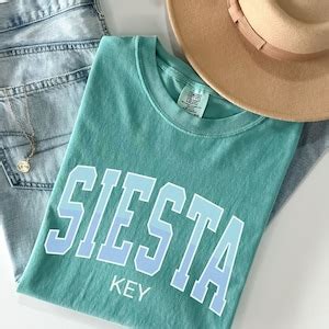 Siesta Key Comfort Colors, Siesta Key Beach Shirt, Siesta Key FL Gift, Florida Tee, Florida ...