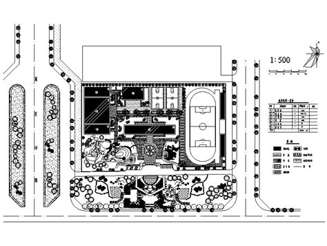 5套幼儿园及小学校园规划总平面图（cad） 教育建筑 筑龙建筑设计论坛