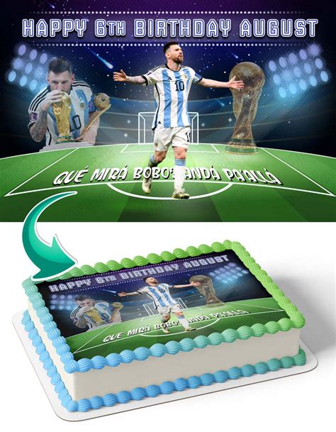 Messi Star Bobo Edible Cake Toppers – Ediblecakeimage