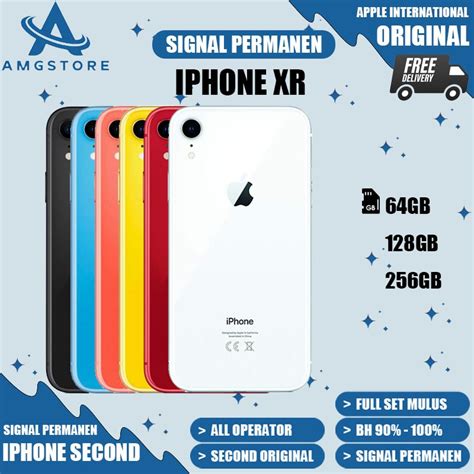 Jual Iphone Xr Gb Gb Gb Permanen Second Mulus Normal