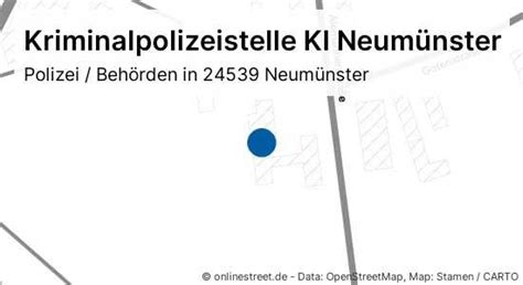 Kriminalpolizeistelle Ki Neum Nster Alemannenstra E In Neum Nster St R