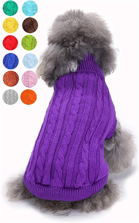 Dog Sweater Warm Pet Sweater Dog Sweaters For Small Dogs Medium Dogs