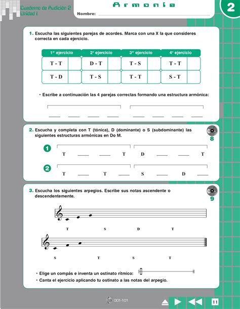 Cuaderno De Audici N Vol Grado Elemental Acentto Vi A Del Mar