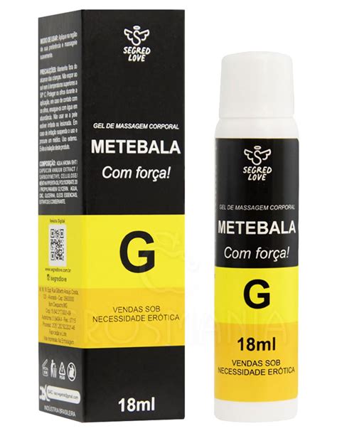 Mete Bala Gel Lubrificante Siliconado Ml Sex Shop Erosmania