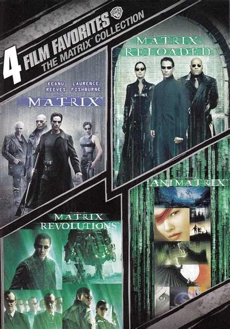 4 Film Favorites Matrix Collection DVD Amazon Br