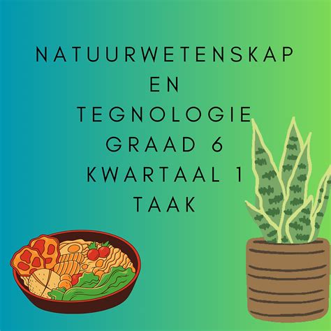 Natuurwetenskap En Tegnologie Graad 6 Kwartaal 1 Taak Cs Summaries