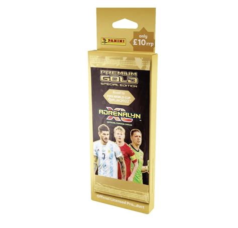 Premium Gold Pack Panini Road To Qatar World Cup Adrenalyn Xl