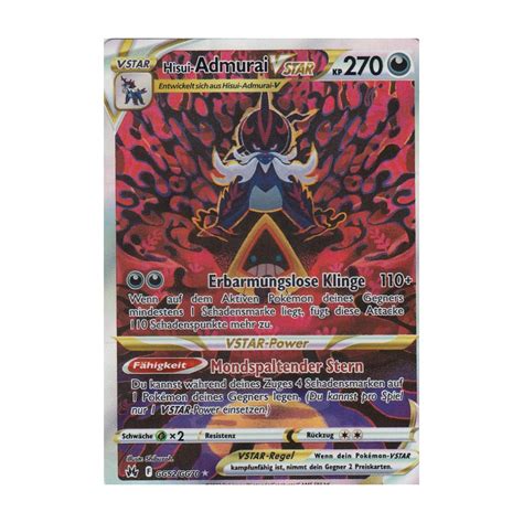 Hisui Admurai Vstar Gg Gg Fullart Zenit Der K Nige Pokemon Karte Kaufen