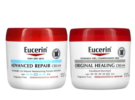 Eucerin Advanced Repair Cream Fragrance Free Original Healing Cream