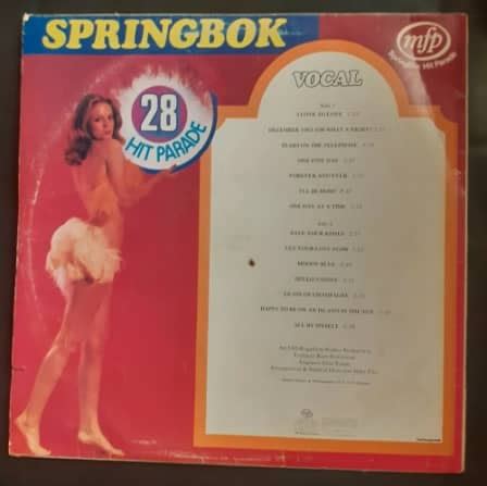 Pop Springbok Hit Parade Vol Lp Vinyl Record Was Listed For R