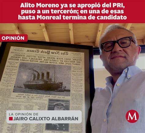 Milenio On Twitter Alito Moreno Se Va A Quedar Con La Alianza Con