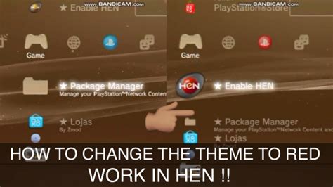 How To Change Theme To Red In Ps Hen Youtube