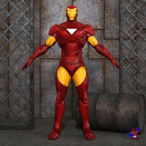 Lyko3D Iron Man (Extremis) Outfit for G8M - Daz Content by LykoModels