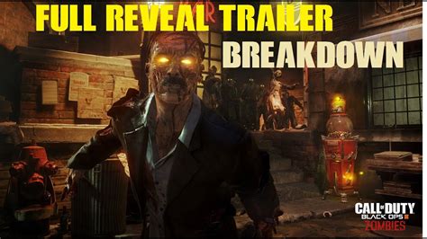 BLACK OPS 3 ZOMBIES REVEAL Shadows Of Evil Full Trailer Breakdown