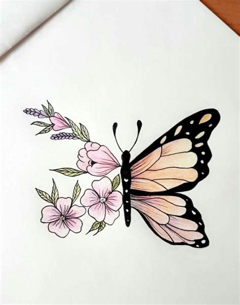 Pin By Nayeli Valdes On Butterfly Sketch Butterfly Drawing Pencil