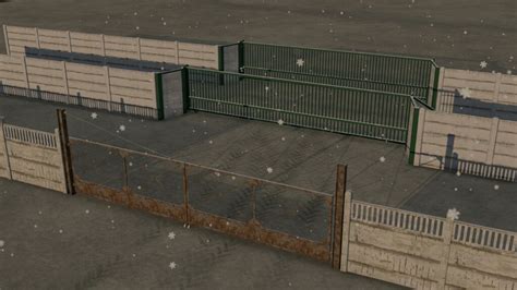 FS22 Fences And Gates Pack v 1 0 Decoration Mod für Farming Simulator 22