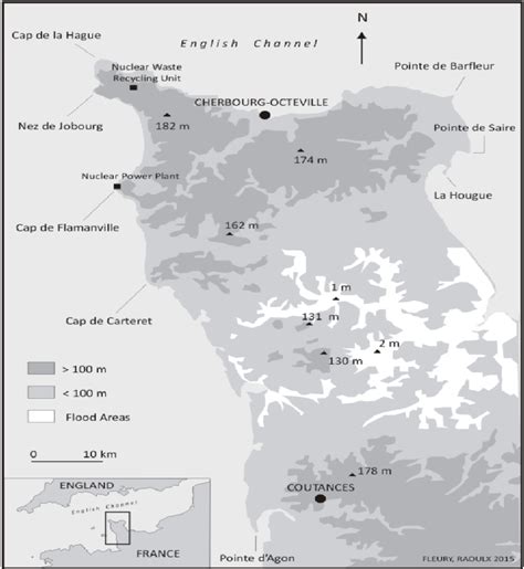 - Map of the Cotentin peninsula. | Download Scientific Diagram