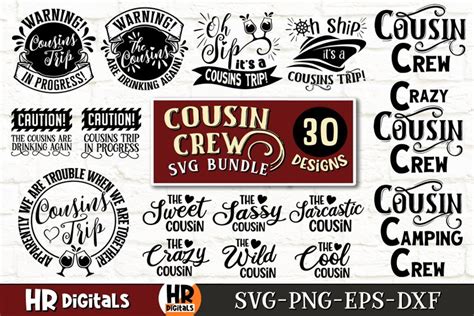 Cousin Svg Bundle Funny Cousin Crew Svg Cousins Trip Svg