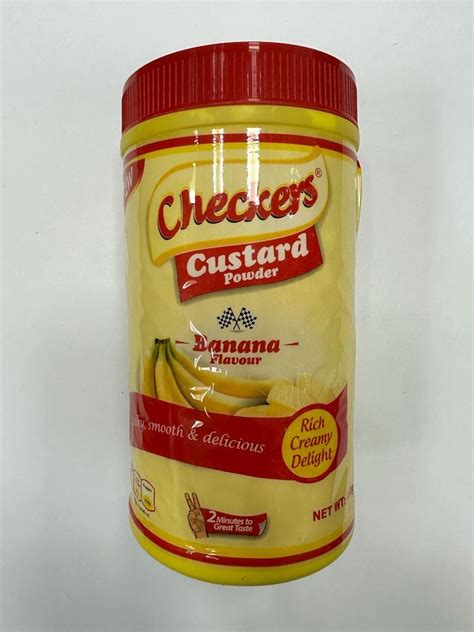 Checkers Custard Powder Banana Flavour 400g The African Shop