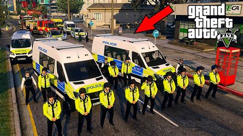 Gta 5 Uk Police In Action Tsg Riot Mod The British Way Ep 169