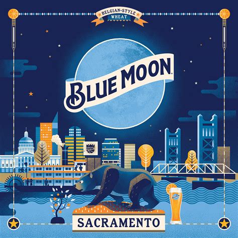 Blue Moon Beer Posters on Behance