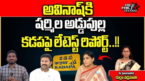 Ys Sharmila Big Shock To Ys Avinash Reddy Kadapa Politics Ap