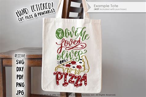 Pizza SVG Cut File Olives On Pizza Olive Lover Pizza Slice Etsy