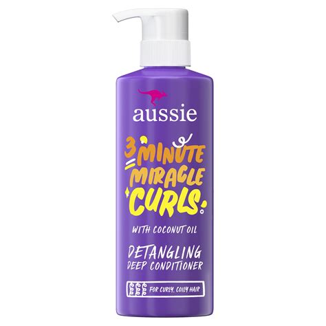 Aussie 3 Minute Miracle Curls Conditioner For All Hair Types Paraben Free 16 Fl Oz