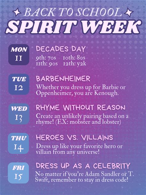 Spirit Week Spirit Week