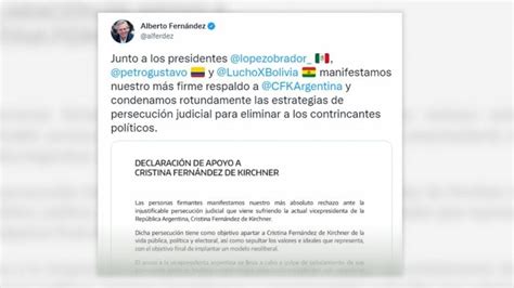 Alberto Fern Ndez Y Presidentes Latinoamericanos Expresaron Su Apoyo A