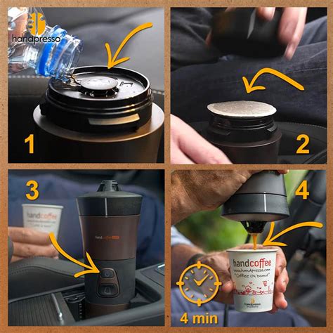 12V Coffee Machine For The Car Handcoffee Auto For Senseo Pads