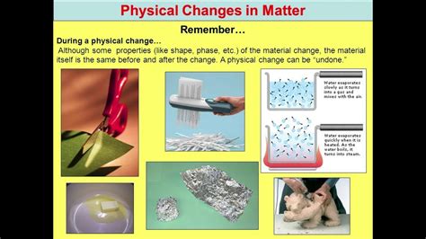 Science Lesson 1 Changes In Materials YouTube