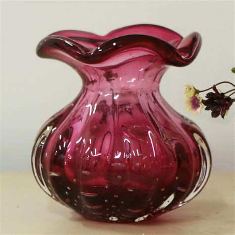 Orren Ellis Leamontview Handmade Glass Table Vase Wayfair