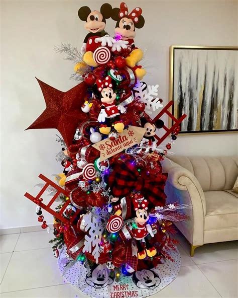 Decoración navideña Mickey Mouse Adornos esferas árboles y más