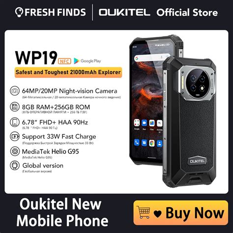 Oukitel Wp Rugged Night Vision Smartphone Cell Phone Mobile Phone