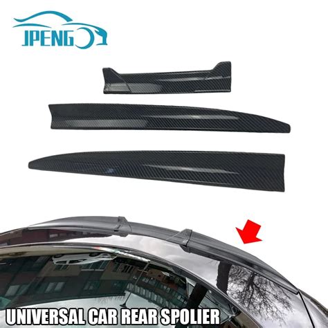 Carro Universal Traseiro Asa Telhado Spoiler Hatchback Sedan Diy