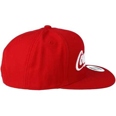 Coca Cola Logo Red Snapback - Mister Tee caps - Hatstoreworld.com