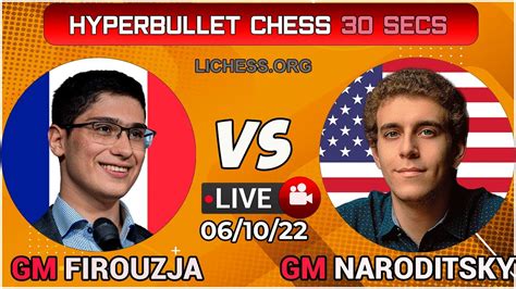 Alireza Firouzja Vs Daniel Naroditsky Hyper Bullet Chess Secs