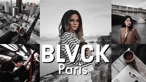 BLVCK PARIS Presets Free Lightroom Mobile Presets DNG Black Tone