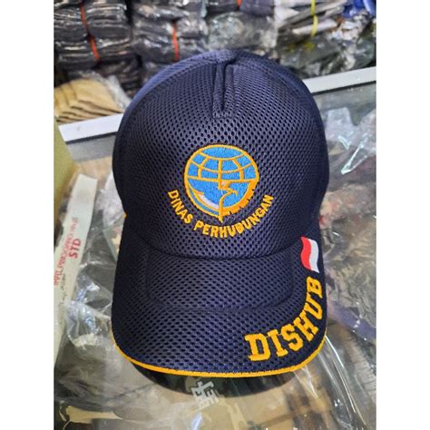 Jual Topi Dishub Jaring Atribut Kelengkapan Pakaian Seragam Dinas